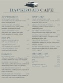 Bay Cafe Menu