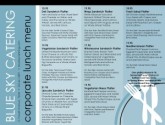 Corporate Catering Menu