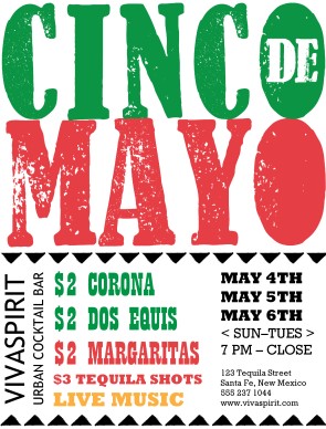 Customize Cinco de Mayo Flyer Customize Cinco de Mayo Flyer