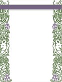 Grape Vine Border