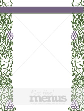 Grape Vine Border