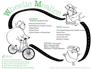 Customize Kids Party Menu