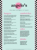 Burger Restaurant Menu