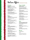 Italian Food Menu