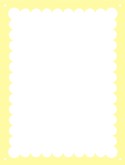 Yellow Scallop Menu Background