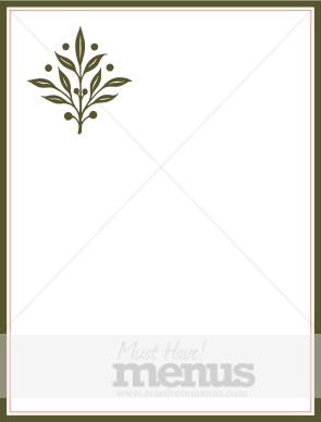 Olive Menu Background