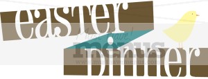 Easter Dinner Clipart