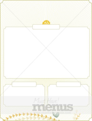 Farm Market Menu Background