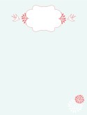 Spring Birds Menu Background