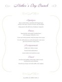 Mothers Day Luncheon Menu