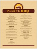 Barbeque Menu