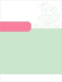 Spring Floral Menu Background