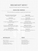 Diet Breakfast Menu