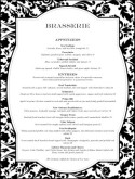 Fine Restaurant Dining Menu