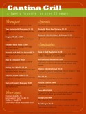 Family Dining Menu