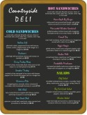 NYC Delicatessen Menu