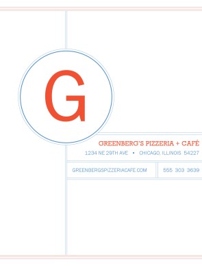 Customize Cafe Menu Cover