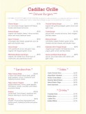 Island Burger Menu