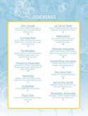 Sample Bar Menu