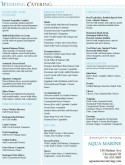 Wedding Dinner Menu