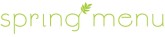 Spring Menu Announcement