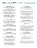Ranch Steakhouse Menu