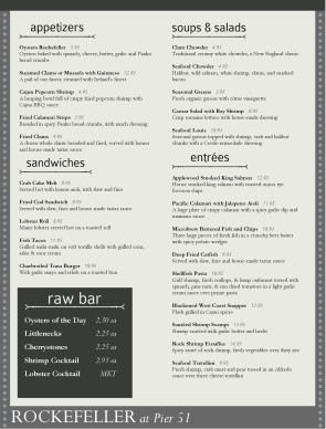 Customize Fish Menu