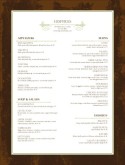 Greek Cafe Menu