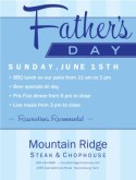 Fathers Day Flyer