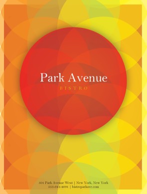 Customize Fine Dining Menu Cover