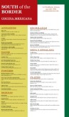 Mexican Dinner Menu