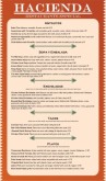 Mexican Cafe Menu