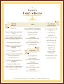Dessert Catering Menu