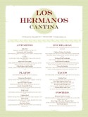 Menu for Mexican Restaurant