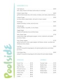 Pool Menu
