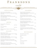 Plaza Cafe Menu