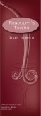 Wine Menu Cover