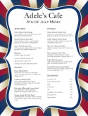 July 4th Menu