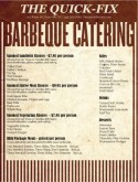 Barbeque Catering Menu