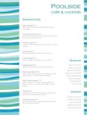 Poolside Menu