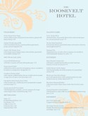 Best Hotel Menu