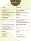 Downtown Hotel Menu