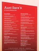 American Restaurant Menu