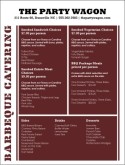 Gourmet Barbeque Menu