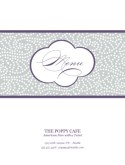 American Menu Cover