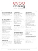 Boxed Lunch Catering Menu