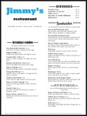 Happy Family Menu