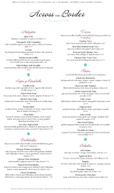 Customize Mexican Catering Menu
