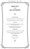 Wedding Menu Card