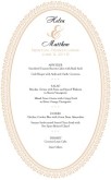 Reception Menu Card